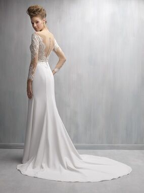 Madison James Two-Piece Wedding Dress US Size 6